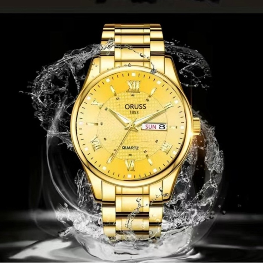 ORUSS High-Grade Waterproof Glow-in-the-Dark Trendy Sports Men's‎ Watch